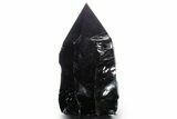 Free-Standing Polished Obsidian Point - Mexico #355036-1